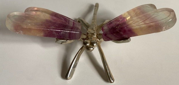 Fluorit Candy - Libelula piatra semipretioasa