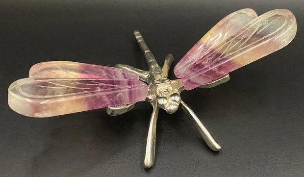 Fluorit Candy - Libelula piatra semipretioasa
