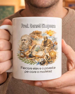 Cană cadou pentru profesori  Proful de filosofie