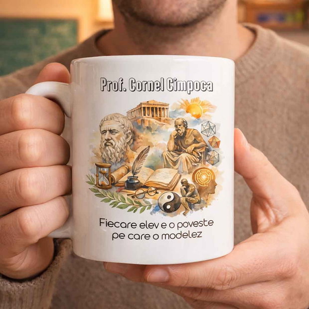 Cană cadou pentru profesori Proful de filosofie