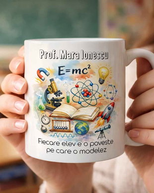 Cana cadou pentru profesori  Profa de fizica