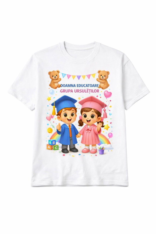Tricouri personalizate pentru finalul de grădiniță