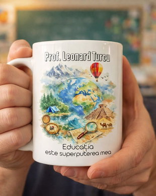 Cana cadou pentru profesori  Proful de geografie