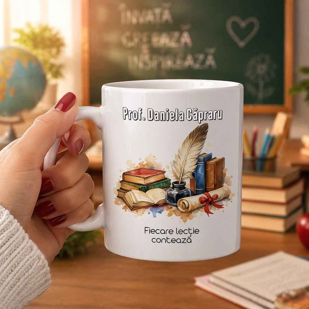 Cana Cadou pentru Profesoare Profa de Romana