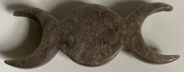 Obsidian Argintiu - Luna tripla piatra semipretioasa
