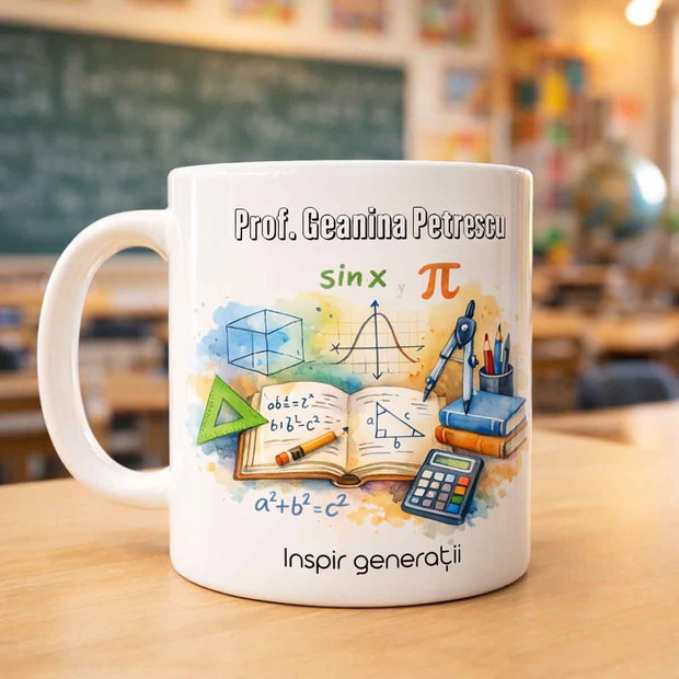 Cana Cadou pentru Profesoare Profa de Matematică