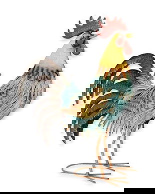 Cocos-decoratiune din fier forjat