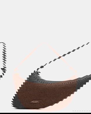 Marc O'Polo geantă croissant pentru femei împletită