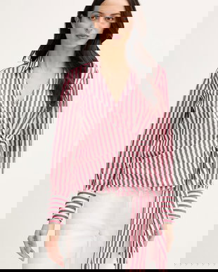 Tommy Hilfiger bluză petrecută pentru femei, din bumbac