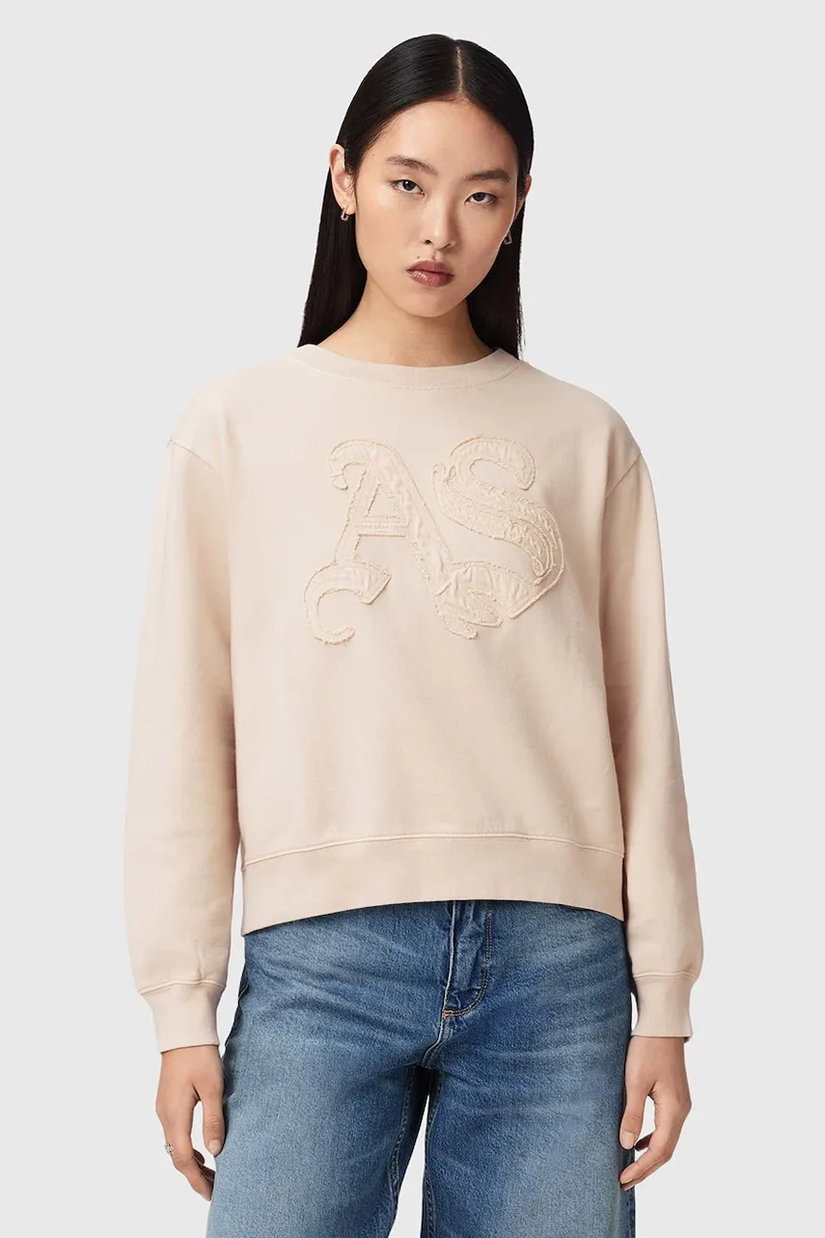 AllSaints hanorac pentru femei, din bumbac INSIGNIA