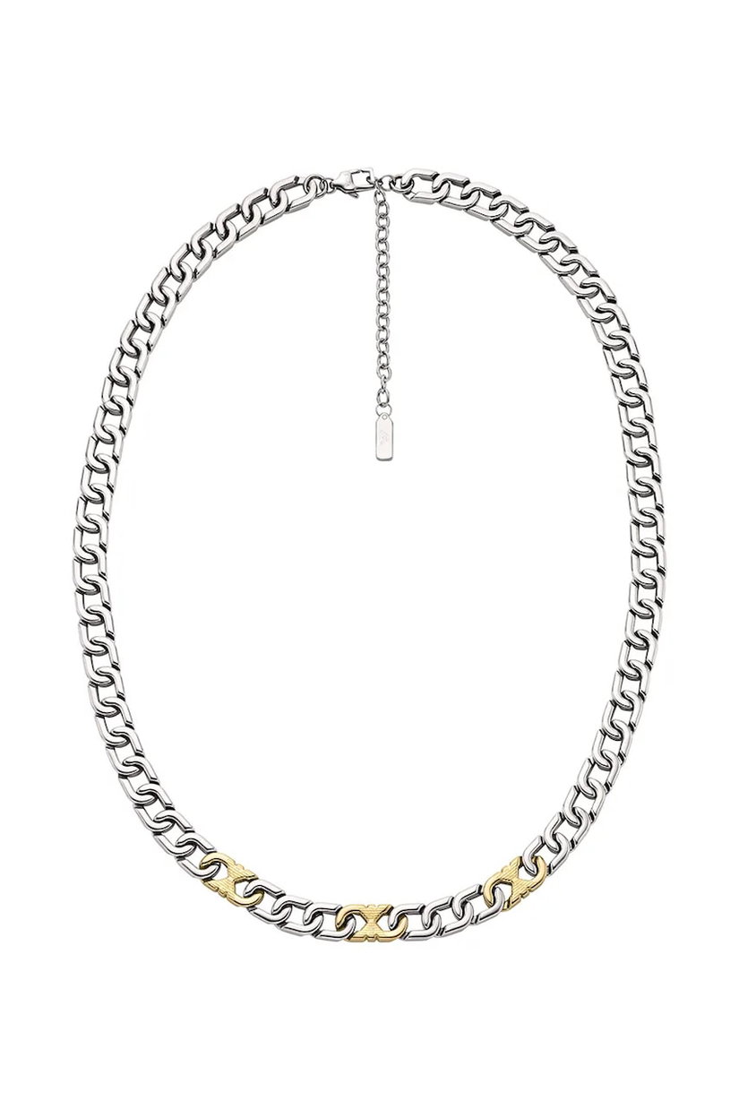 Emporio Armani colier pentru bărbați, din oțel inoxidabil Eagle Logo