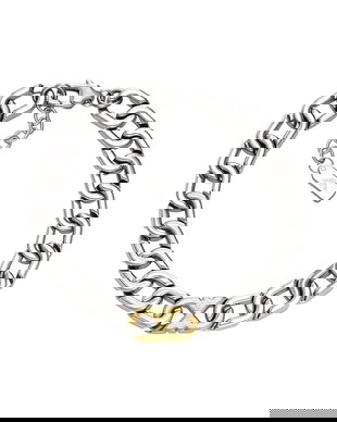 Emporio Armani brățară pentru bărbați, din oțel inoxidabil fără piatră Eagle Logo