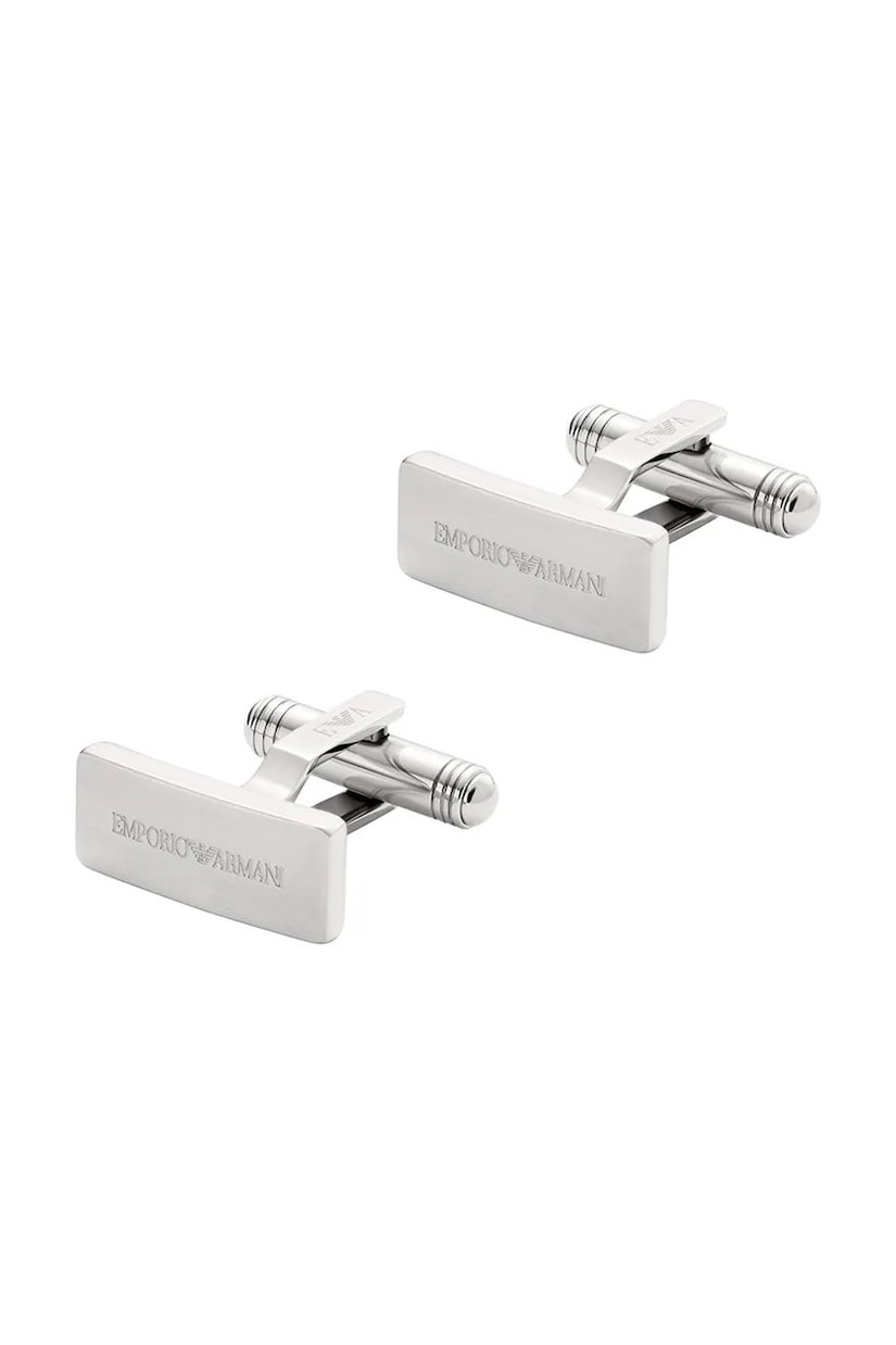 Emporio Armani butoni pentru bărbați, din oțel inoxidabil Eagle Logo