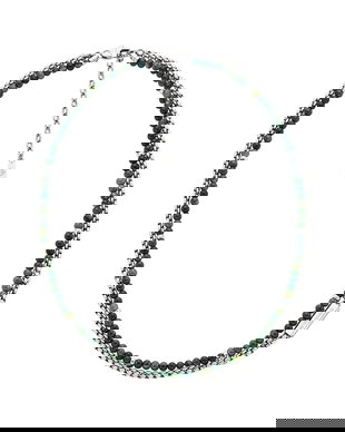 Emporio Armani colier pentru bărbați oțel inoxidabil agat Eagle Logo