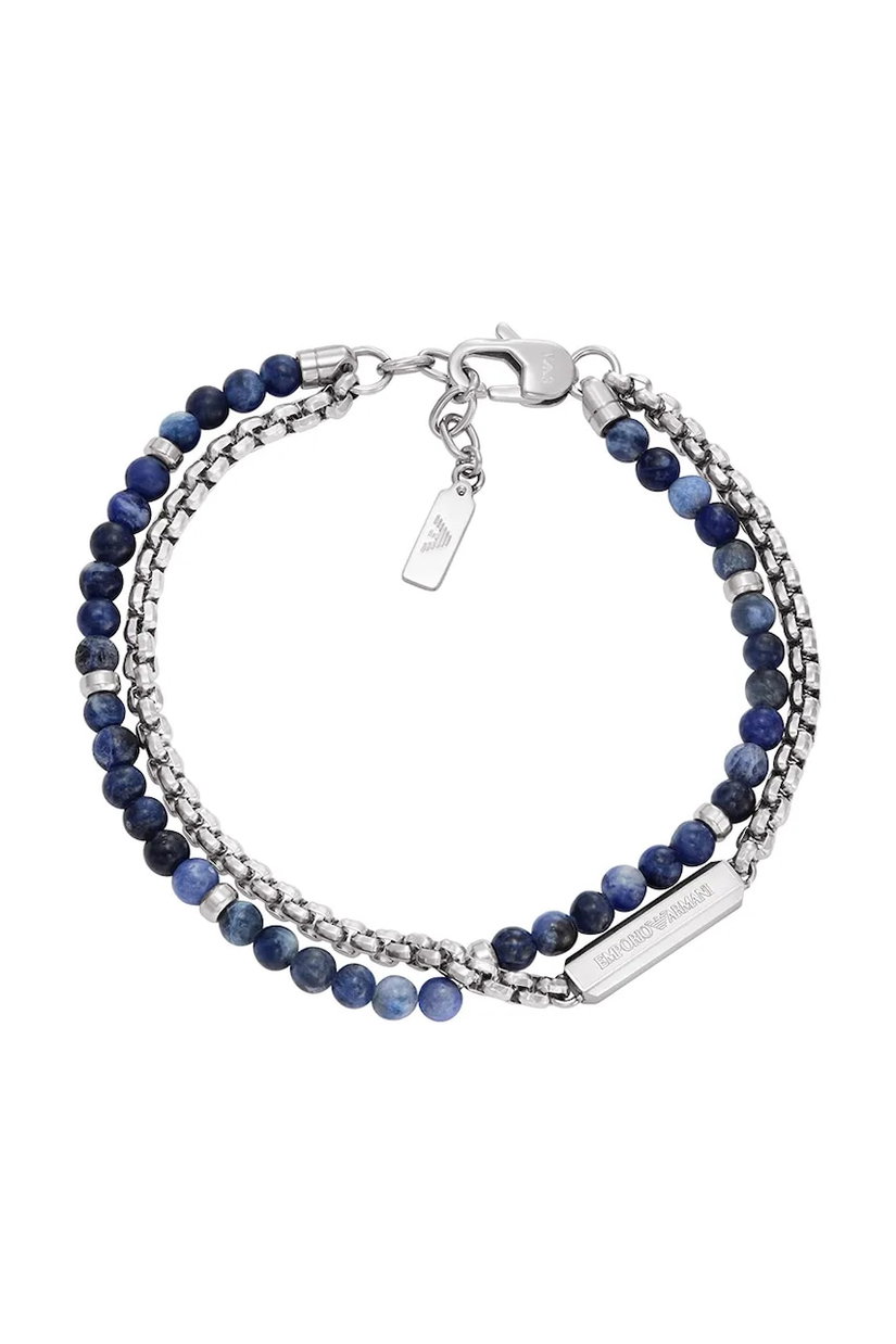 Emporio Armani brățară pentru bărbați, din oțel inoxidabil Eagle Logo