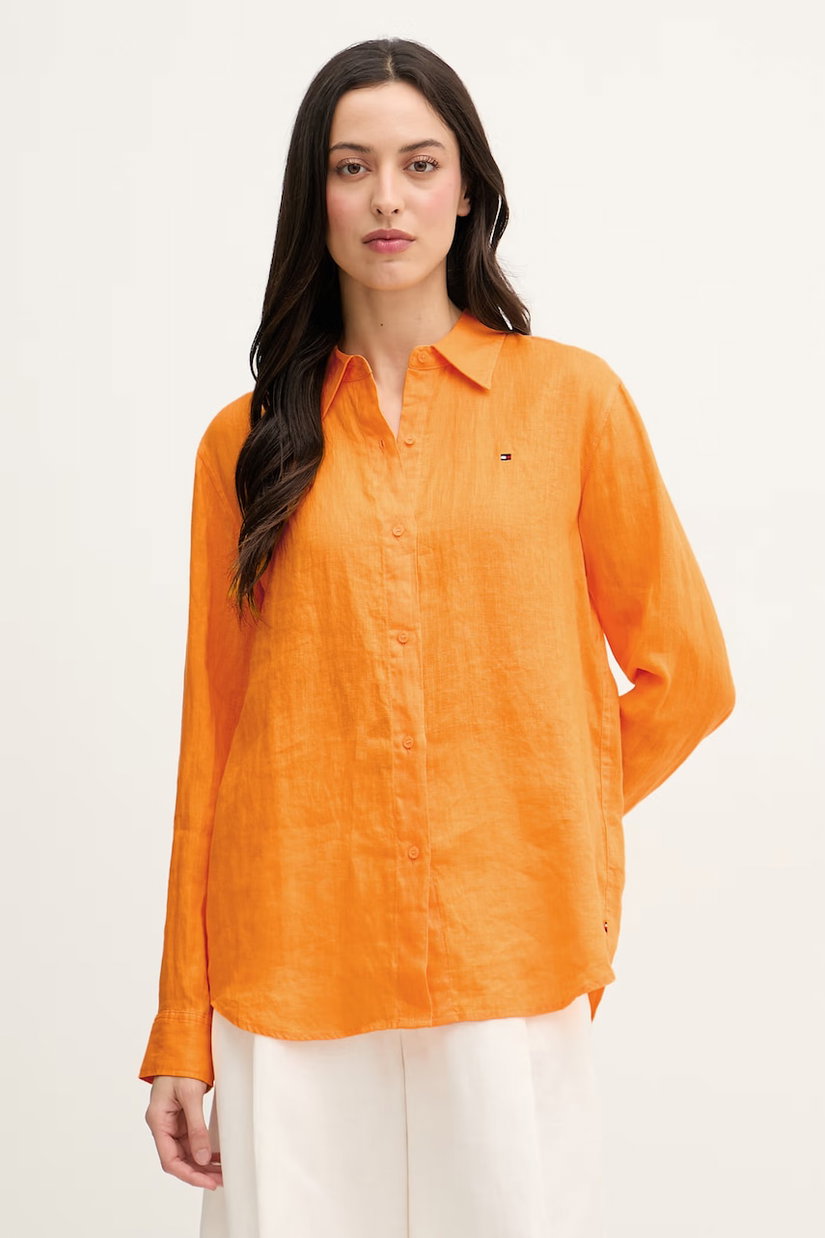 Tommy Hilfiger cămașă de femei de in