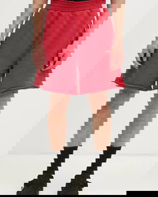 Helmut Lang pantaloni scurți din bumbac Pstcard Mini Sh.Cmbd