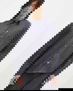 Helmut Lang cămașă din denim Curved Cl Shirt.Bkly