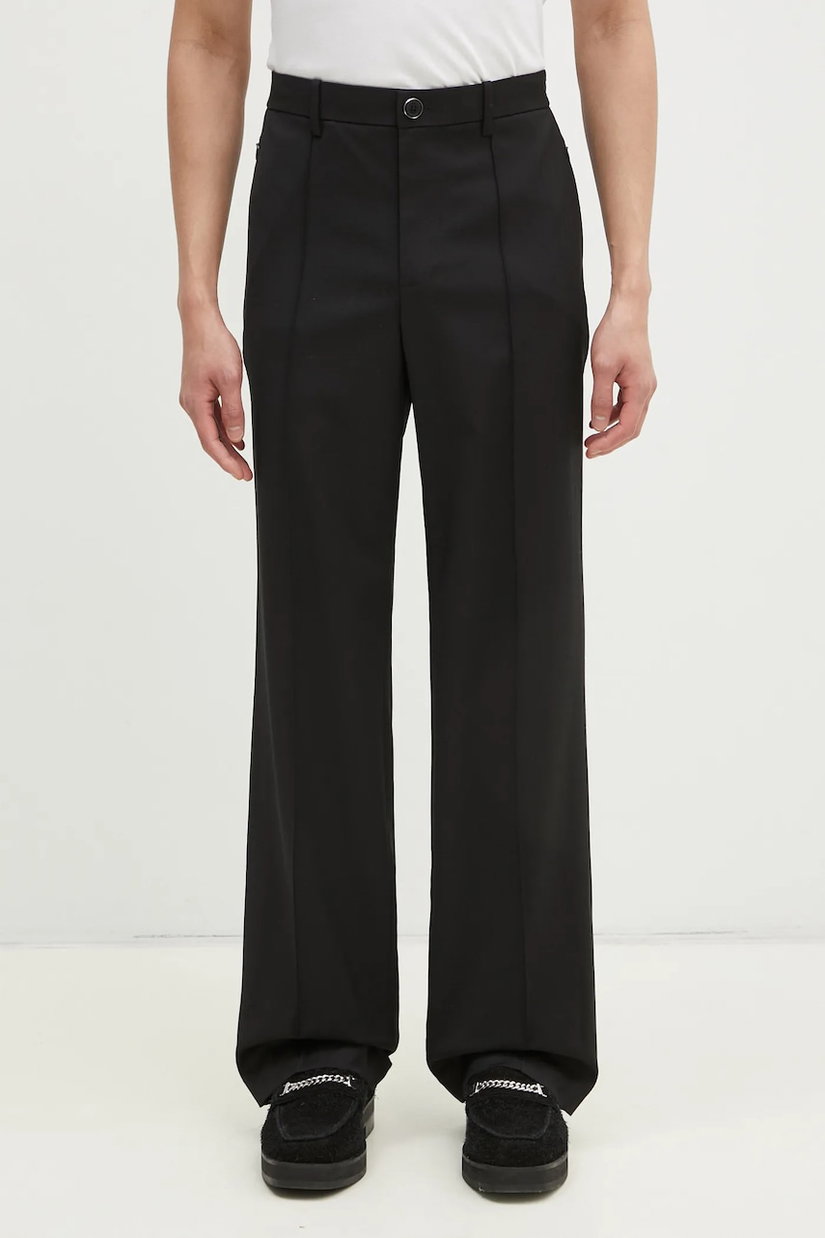 Helmut Lang pantaloni de lână Relaxed Trouser.Suit
