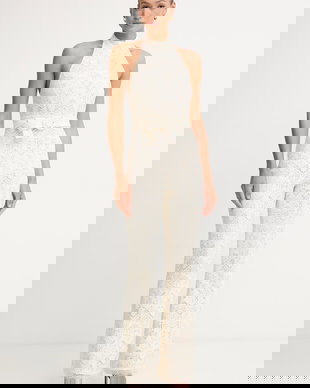 Twinset Salopetă de femei din dantelă