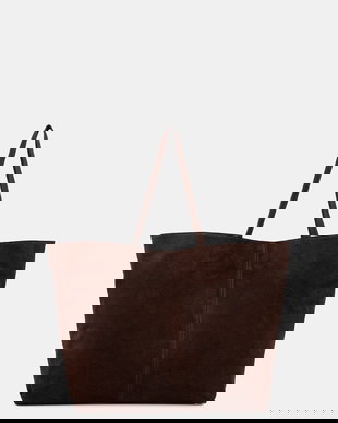 ViCOLO tote bag de damă din piele întoarsă