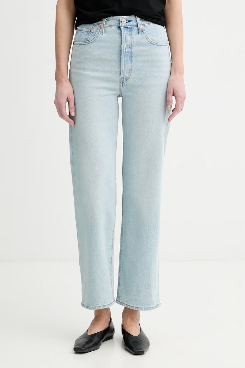 Levi's blugi straight pentru femei RIBCAGE STRAIGHT ANKLE