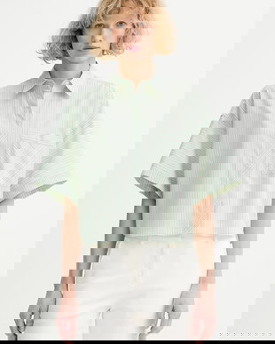 Rag & Bone cămașă pentru femei, din bumbac Marin