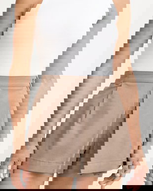 Max&Co. pantaloni scurți pentru femei, din bumbac cu elastan MCOMAESTRO