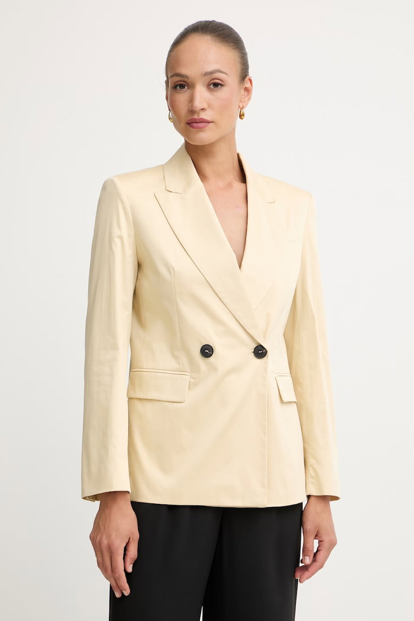 Max&Co. sacou cu nasturi dubli pentru femei, din bumbac cu elastan MCOGIRAFFA