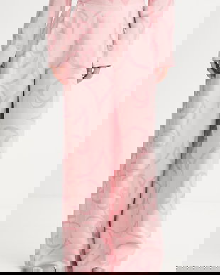 Marimekko pantaloni wide leg pentru femei, din vâscoză