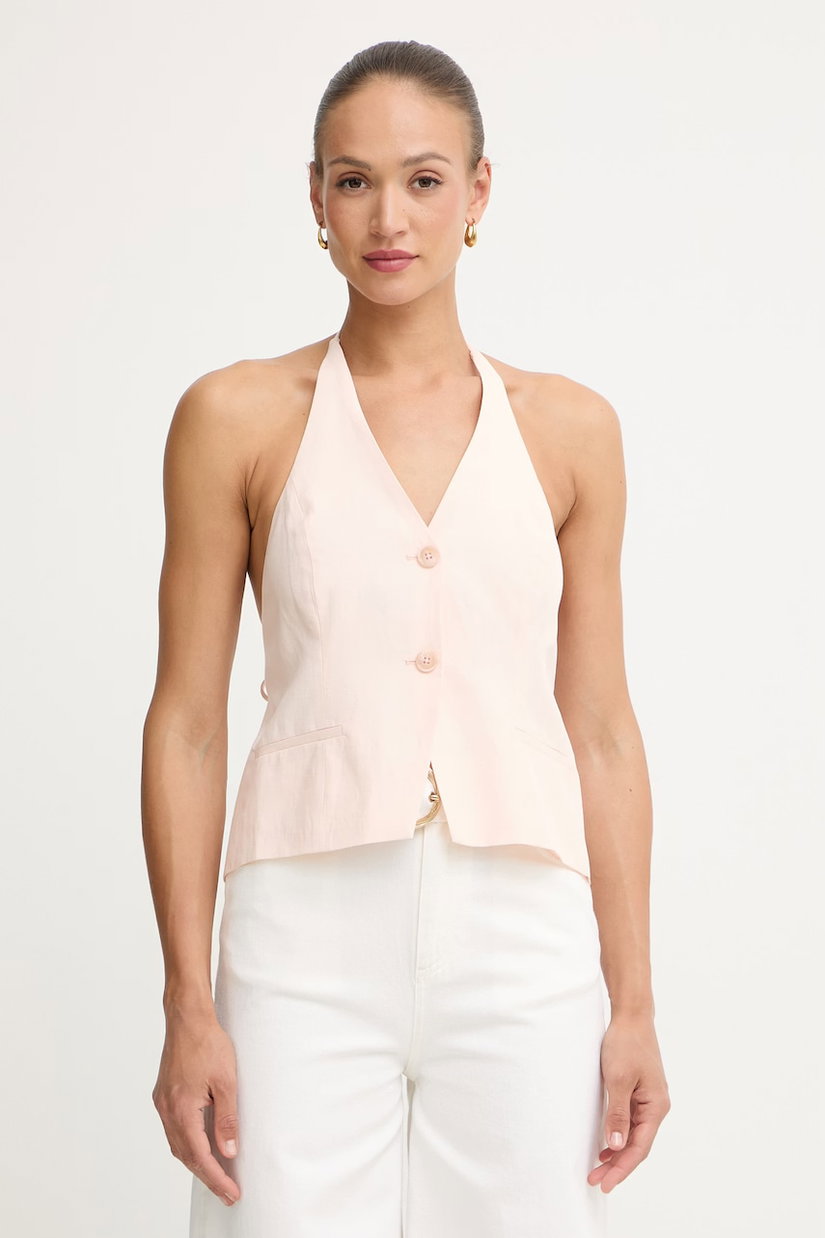 Twinset vestă pentru femei, cu lyocell