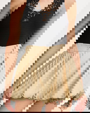 Twinset pantaloni scurți pentru femei, cu vâscoză