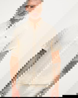 Lacoste Cămașă pentru bărbați de in