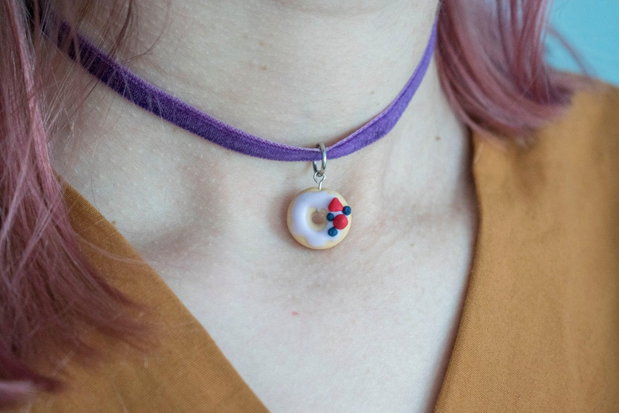 Lăntișor Choker Gogoașă Fructe