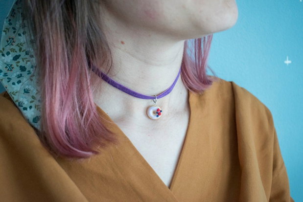 Lăntișor Choker Gogoașă Fructe