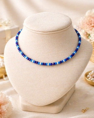 Choker nuante de albastru
