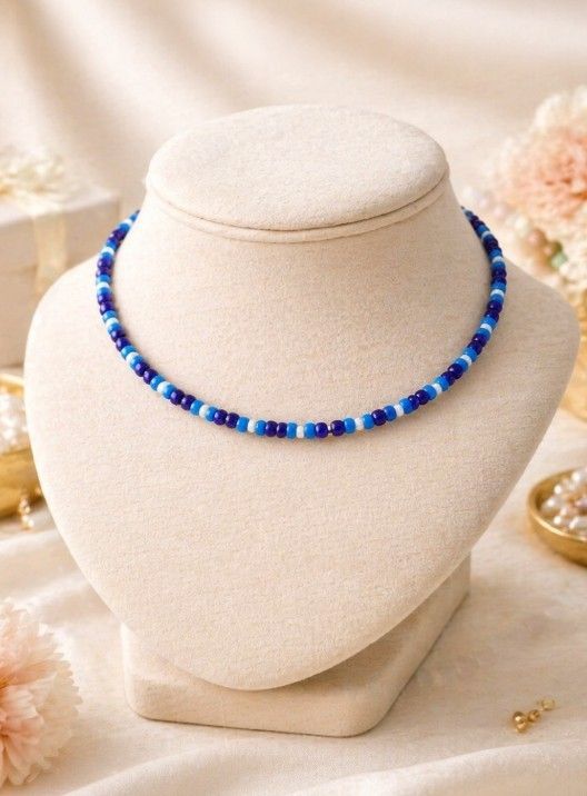 Choker nuante de albastru