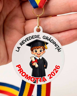 Medalie Absolvent Gradinita - Model Baiat