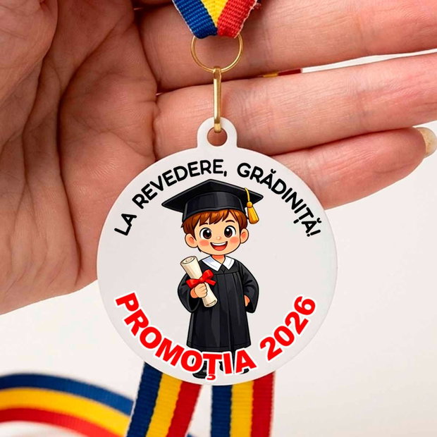 Medalie Absolvent Gradinita - Model Baiat