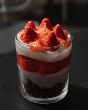 Strawberry Cheseecake - Lumânare