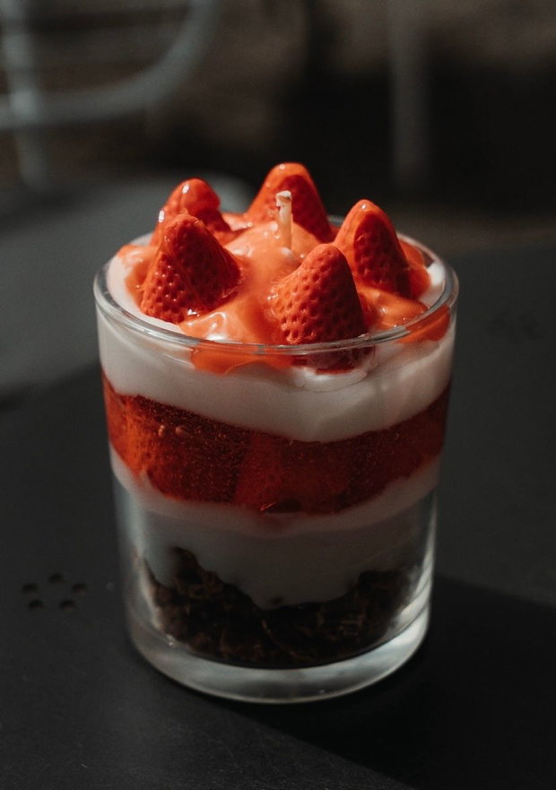 Strawberry Cheseecake - Lumânare