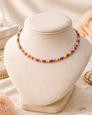 Choker finut in culori vesele si indraznete