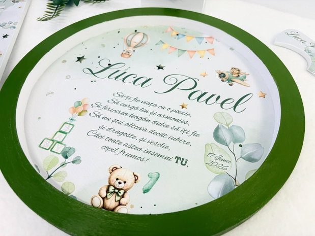 Set mot tavita rotunda - Cute Teddy Bear
