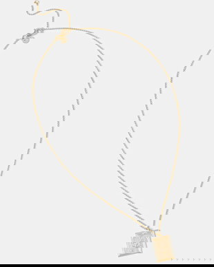 Tom Wood colier din argint placat cu aur Tarot Lovers Pendant Gold