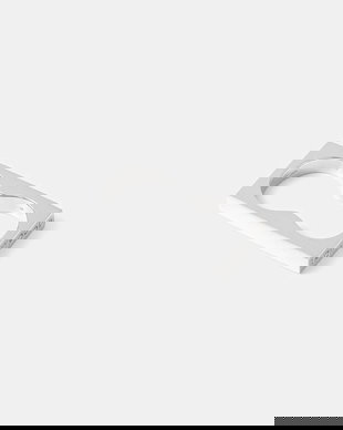 Tom Wood bijuterie Square Ring Double