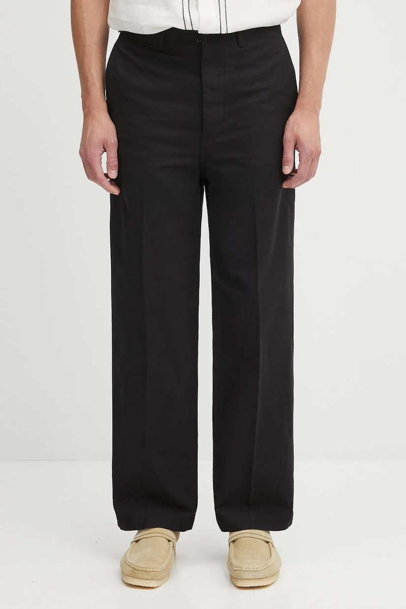 Visvim pantaloni de bumbac ex wide chino pants