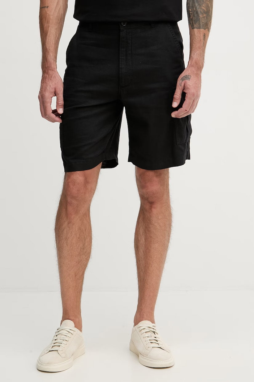 Calvin Klein Jeans pantaloni scurți cargo bărbătești din in