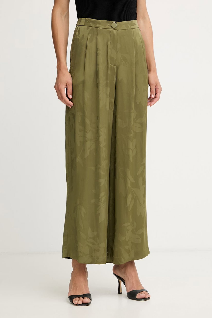 Armani Exchange pantaloni pentru femei, din vâscoză