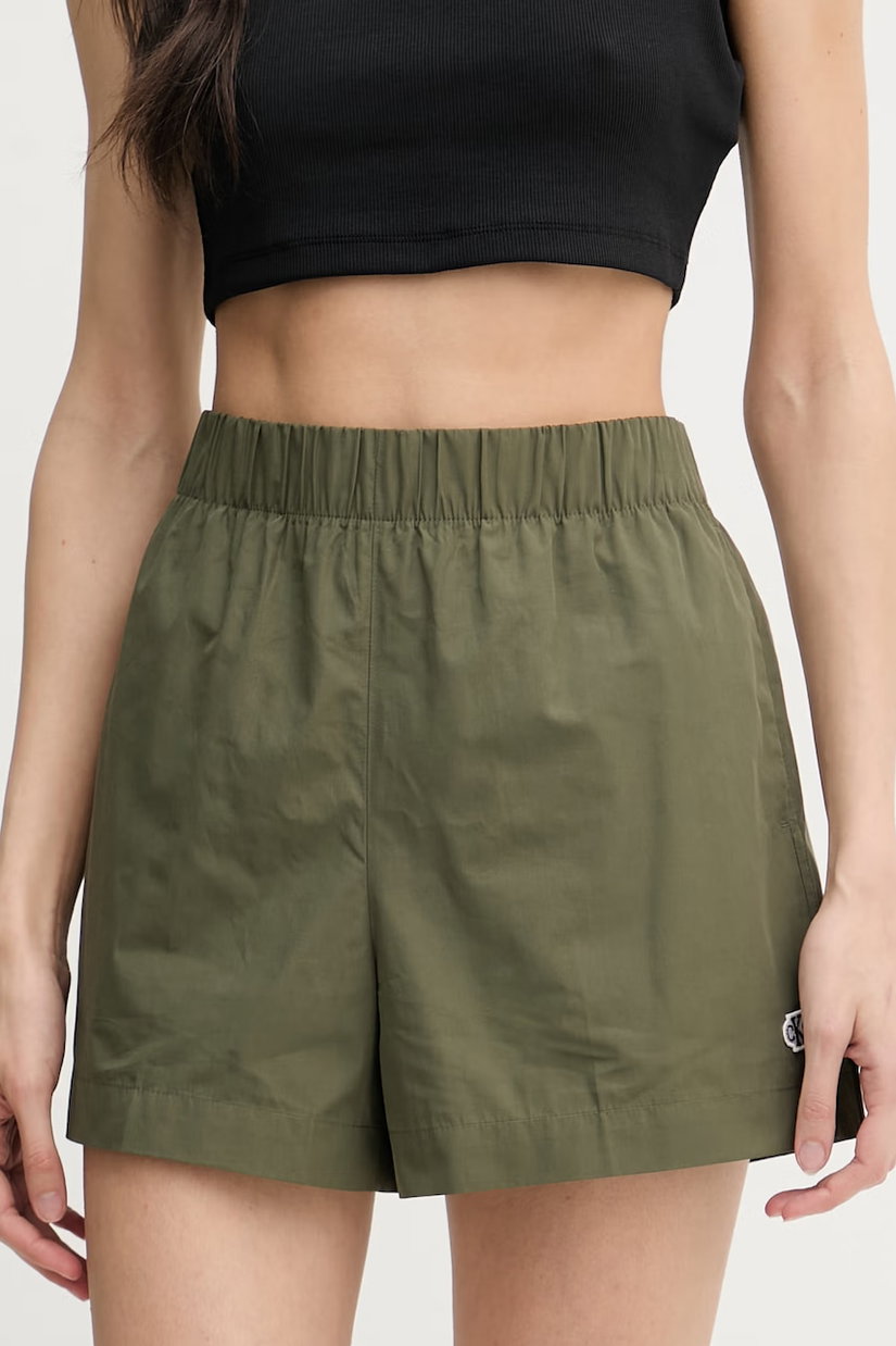 Calvin Klein Jeans pantaloni scurți pentru femei, din bumbac