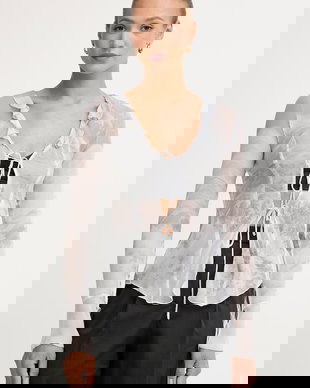 Patrizia Pepe bluză tip cămașă pentru femei, din vâscoză